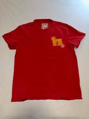 Valabasas Vintage Red Grow Your Mind Mushroom Graphic T-Shirt Size Large